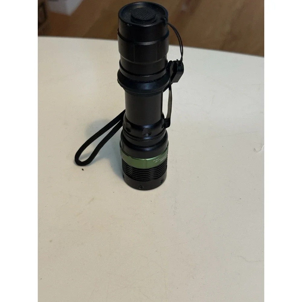 Green LED Small Tactical Work Flashlight With Battery But No Charger